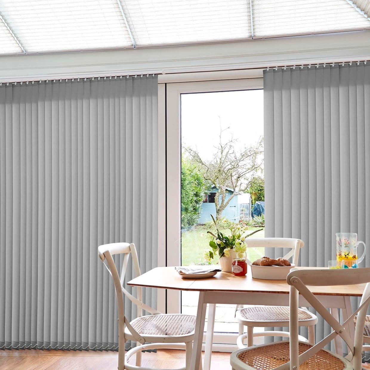 Tempest Silver Conservatory Roller blind