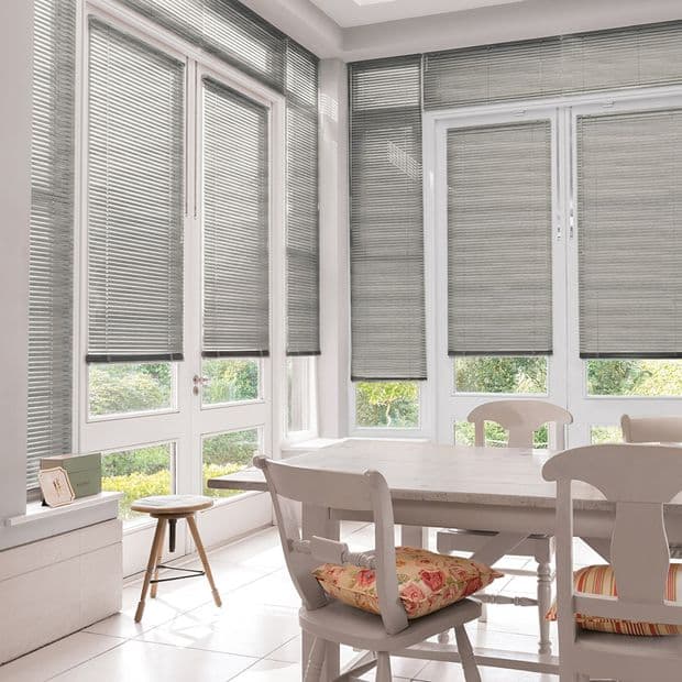 Special Finish Shiny Silver Conservatory Venetian blind