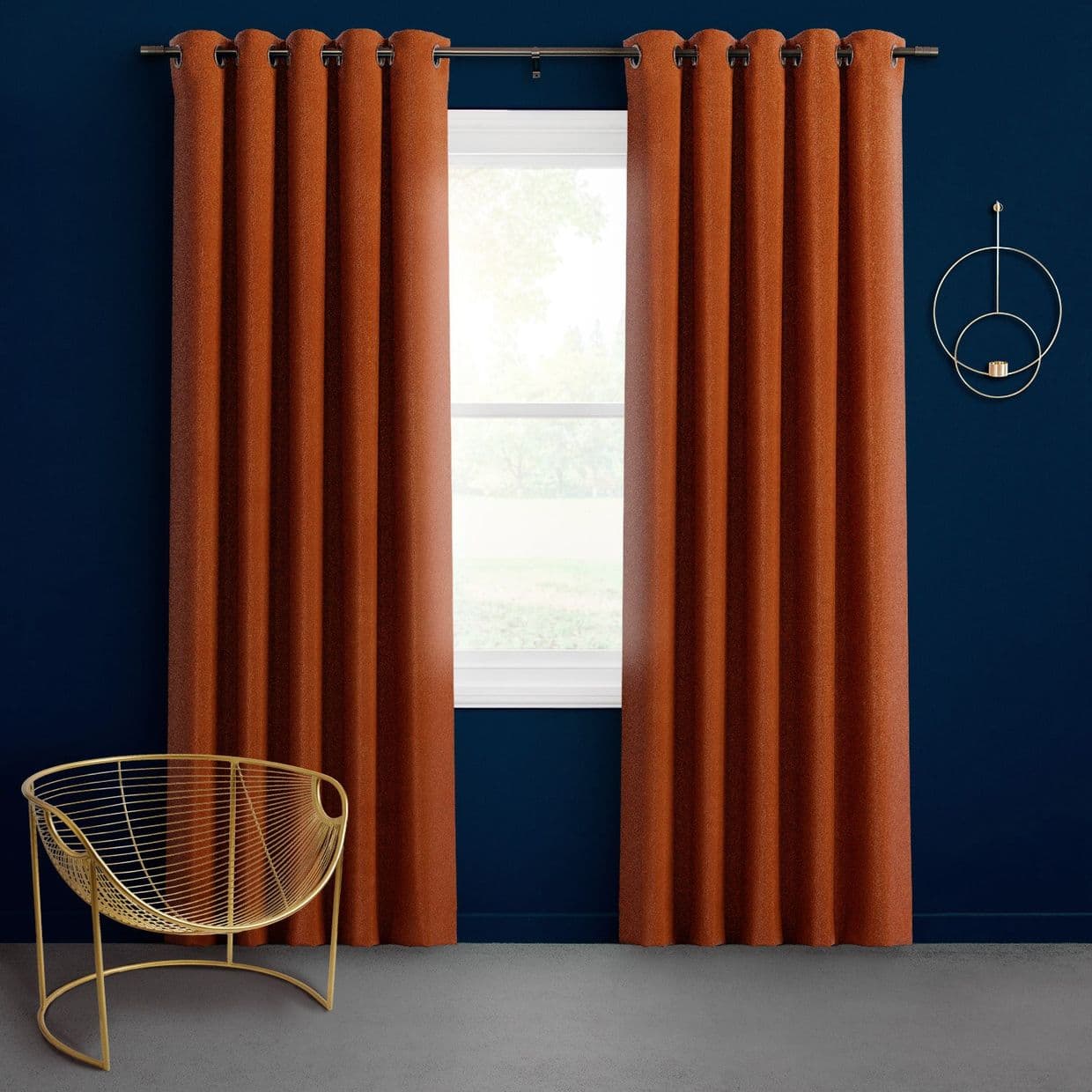 Darcia Velvet Cointreau Curtain