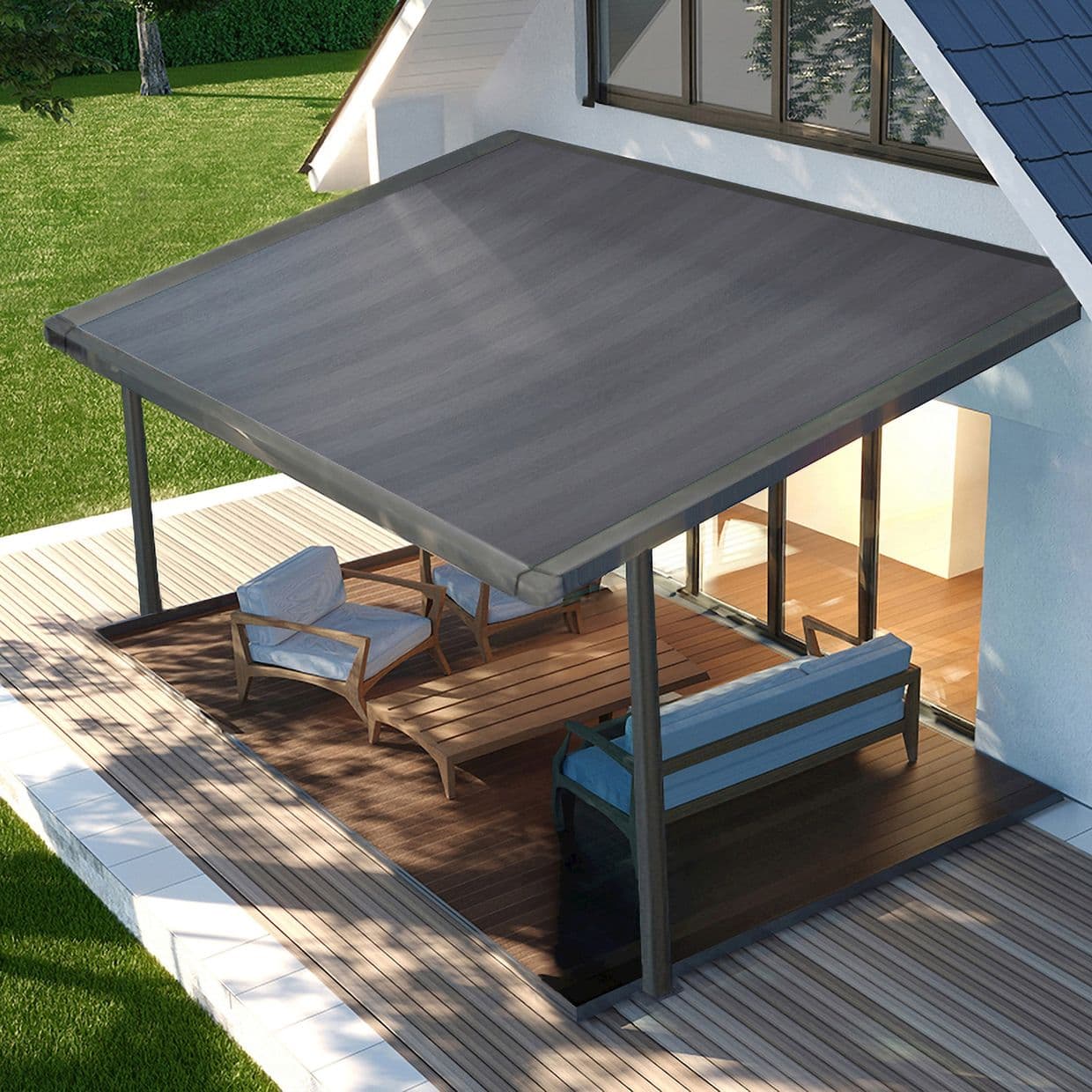 Pencil Dark Grey Awning