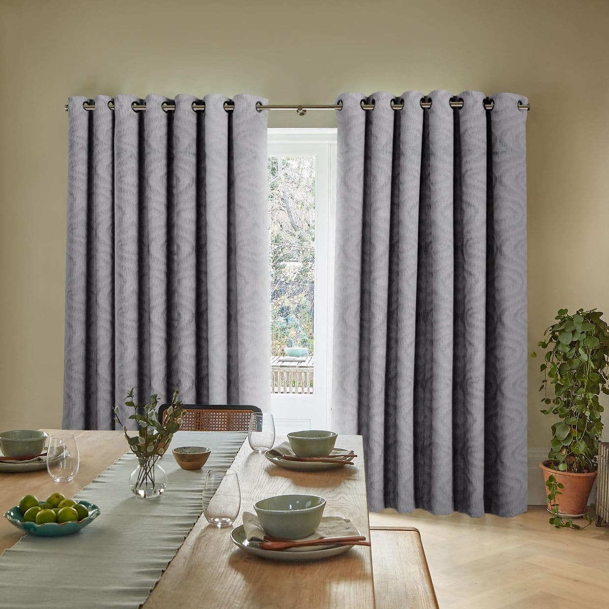 Tranquil Ash Curtain